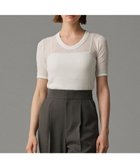 【アンクレイヴ/uncrave】の【手洗い可】シアー ランダムリブ Uネック カットソー(uncrave STANDARD) オフ|ID: prp329100004520982 ipo3291000000031990185