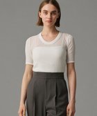 【アンクレイヴ/uncrave】の【手洗い可】シアー ランダムリブ Uネック カットソー(uncrave STANDARD) 人気、トレンドファッション・服の通販 founy(ファニー) ファッション Fashion レディースファッション Ladies' Fashion Online トップス・カットソー Tops/Tshirt シャツ/ブラウス Shirts/Blouses ロング / Tシャツ T-Shirts カットソー Cut and Sewn インナー Inner 春 Spring カットソー Cut And Sew コンパクト Compact シアー Sheer 雑誌 Magazine 別注 Special Order S/S・春夏 Ss・Spring/Summer 夏 Summer thumbnail オフ|ID: prp329100004520982 ipo3291000000032645746