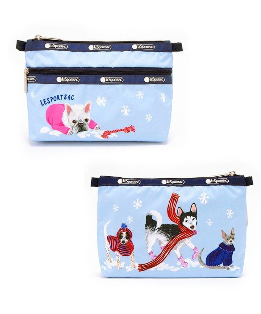 【レスポートサック/LeSportsac】のCOSMETIC CLUTCH/スノーウィーパプスコスメティック 人気、トレンドファッション・服の通販 founy(ファニー) 　ファッション　Fashion　レディースファッション　WOMEN　バッグ　Bag　財布　Wallets　ポーチ　Pouches　ジップ　Zip　財布　Wallet　人気　Popularity　プリント　Print　ポケット　Pocket　ポーチ　Pouch　おすすめ　Recommend　犬　Dog　旅行　Travel　 other-1|ID: prp329100004521025 ipo3291000000031973679