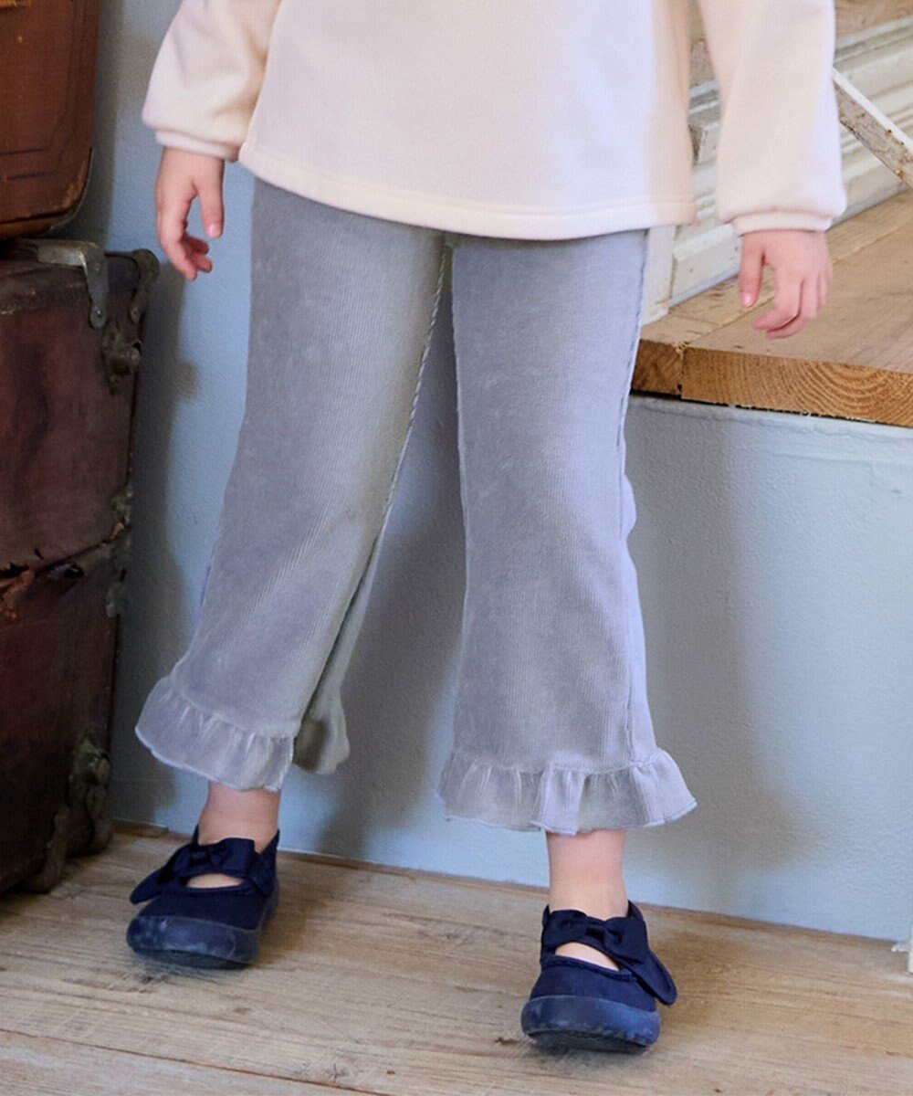 【エニィ/ANY / KIDS】のカットコールフレアパンツ インテリア・キッズ・メンズ・レディースファッション・服の通販 founy(ファニー) ファッション Fashion キッズファッション Fashion for Kids ボトムス Bottoms ガーリー Girly, Feminine Style フリル Frill, Ruffle フレア Flare, Flared ポケット Pocket, Pocket Detail A/W・秋冬 Autumn/Winter サックスブルー|ID: prp329100004521118 ipo3291000000034484338