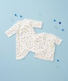 【ミキハウスホットビスケッツ/MIKI HOUSE HOT BISCUITS / KIDS】の肌着セット 通年用(総柄) ブルー|ID: prp329100004521121 ipo3291000000031974935