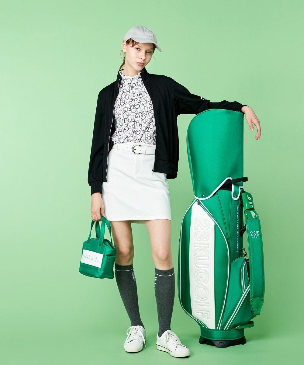 【23区 ゴルフ/NIJYUSANKU GOLF】の【UNISEX】軽量化を実現したキャディバッグ 持ち運びの多い練習にも最適 インテリア・キッズ・メンズ・レディースファッション・服の通販 founy(ファニー) 　ファッション　Fashion　レディースファッション　WOMEN　スポーツウェア　Sportswear　スポーツ バッグ/ポーチ　Sports Bag/Pouch　スポーツグッズ　Sporting Goods　ゴルフ　Golf　ユニセックス　Unisex　エナメル　Enamel　スタイリッシュ　Stylish　スポーツ　Sports　スポーティ　Sporty　ミックス　Mix　ラグジュアリー　Luxury　軽量　Lightweight　グリーン系|ID: prp329100004521123 ipo3291000000031974944