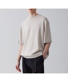 【アンフィーロ/UNFILO / MEN】の【接触冷感】イージーケア ニット半袖Tシャツ 23年春夏商品 アイボリー|ID: prp329100004521124 ipo3291000000031974977