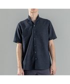 【ジョゼフ オム/JOSEPH HOMME / MEN】の新素材【軽量/洗える/ストレッチ】レノクロスストレッチ ウィングカラー半袖シャツ ネイビー系|ID: prp329100004521126 ipo3291000000031974985