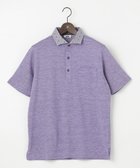 【ジョセフ アブード/JOSEPH ABBOUD / MEN】の【吸水速乾】リネンハニカム ポロシャツ パープル系|ID: prp329100004521133 ipo3291000000031975045