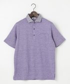 【ジョセフ アブード/JOSEPH ABBOUD / MEN】の【吸水速乾】リネンハニカム ポロシャツ パープル系|ID: prp329100004521133 ipo3291000000032649695