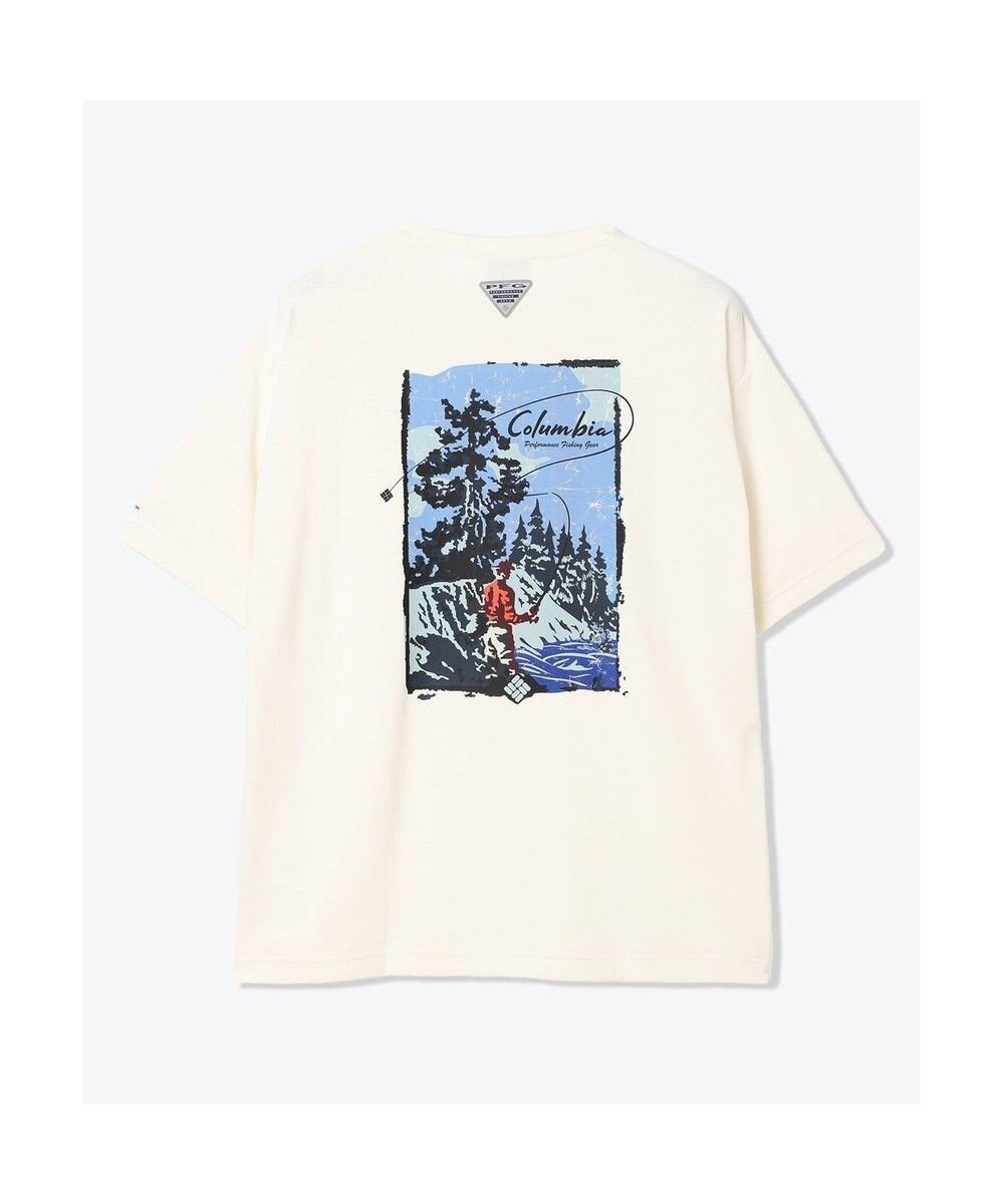 【コロンビア/Columbia / MEN】のColumbia/ バーンノベルグラフィックショートスリーブTシャツ /コロンビア インテリア・キッズ・メンズ・レディースファッション・服の通販 founy(ファニー) 　ファッション　Fashion　メンズファッション　MEN　トップス・カットソー　Tops/Tshirt/Men　シャツ　Shirts　アウトドア　Outdoor　カットソー　Cut And Sew　クラシカル　Classical　グラフィック　Graphic　ジャージ　Jersey　ビンテージ　Vintage　フィット　Fit　半袖　Short Sleeve　リラックス　Relax　A/W・秋冬　Aw・Autumn/Winter・Fw・Fall-Winter　S/S・春夏　Ss・Spring/Summer　おすすめ　Recommend　夏　Summer　Sea Salt|ID: prp329100004521136 ipo3291000000031975060