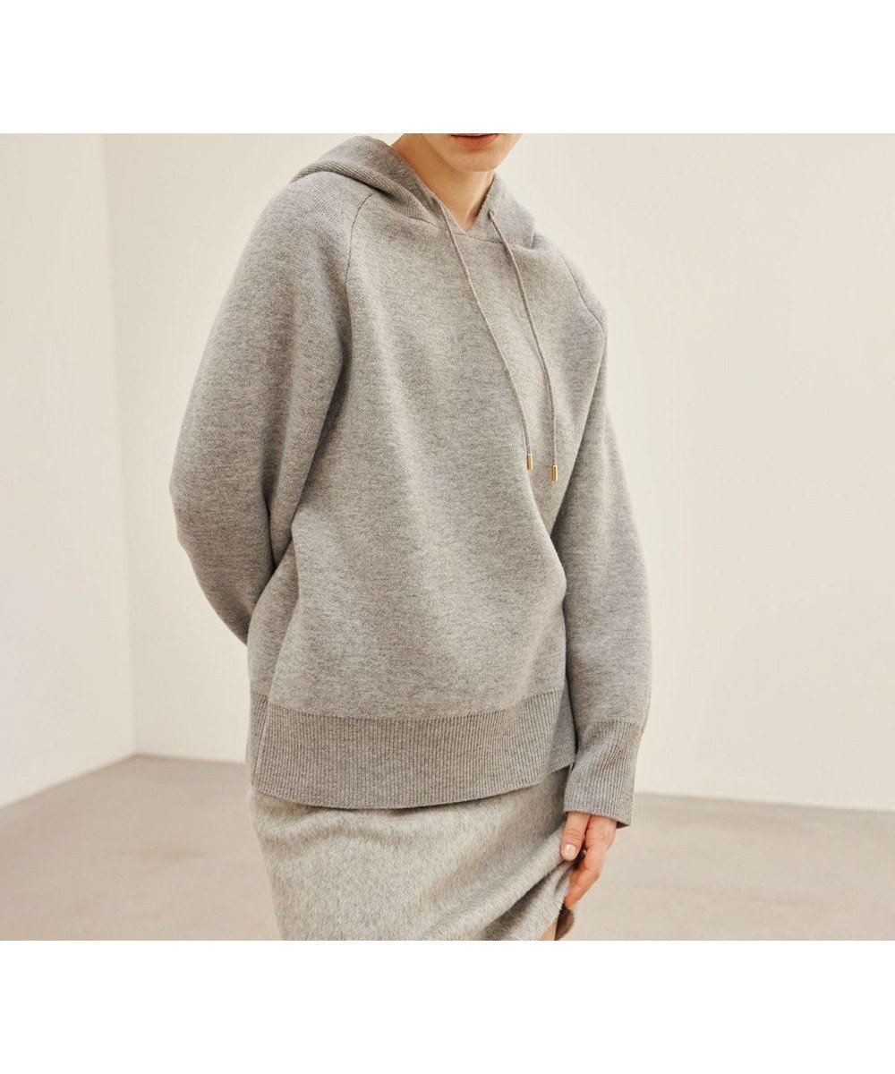 【ベイジ,/BEIGE,】のCOURCETTE / ウールニットパーカー インテリア・キッズ・メンズ・レディースファッション・服の通販 founy(ファニー) 　ファッション　Fashion　レディースファッション　WOMEN　トップス・カットソー　Tops/Tshirt　ニット　Knit Tops　パーカ　Sweats　カシミヤ　Cashmere　セーター　Sweater　パーカー　Hoodie　A/W・秋冬　Aw・Autumn/Winter・Fw・Fall-Winter　Md Gray|ID: prp329100004521144 ipo3291000000031975142