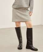 【ベイジ,/BEIGE,】のCOURBE / アルパカ混ミニ丈スカート L Gray|ID: prp329100004521148 ipo3291000000031975299