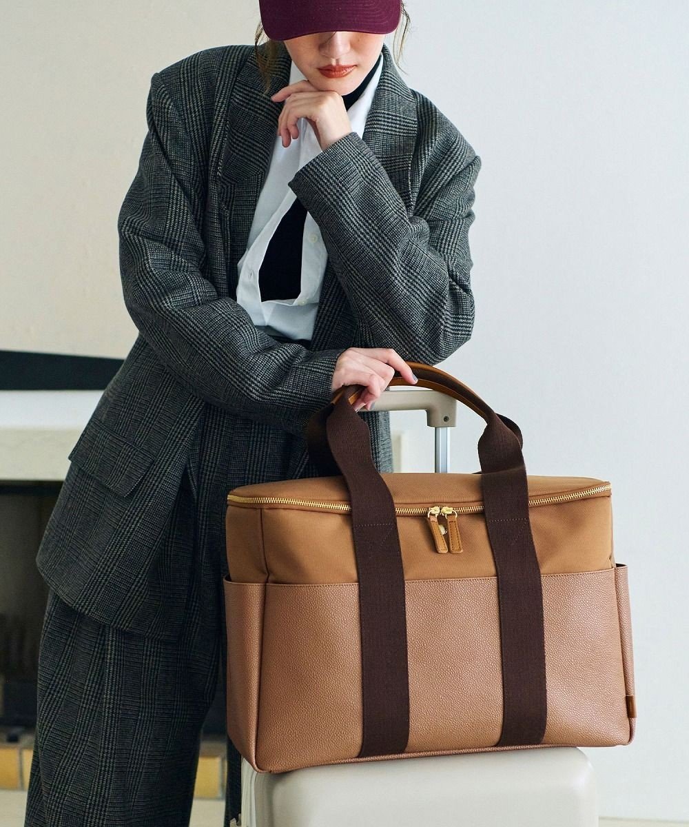 【トプカピ/TOPKAPI】の【Breath TOPKAPI】SCOTCH GRAIN PELICAN スコッチグレインペリカン ボストン バッグ キャリー対応 / 旅行 バッグ インテリア・キッズ・メンズ・レディースファッション・服の通販 founy(ファニー) 　ファッション　Fashion　レディースファッション　WOMEN　バッグ　Bag　傘　Umbrella　軽量　Lightweight　ブロック　Block　ボストン　Boston　ボストンバッグ　Boston Bag　ポケット　Pocket　メタル　Metal　モダン　Modern　再入荷　Restock/Back In Stock/Re Arrival　旅行　Travel　ビジネス 仕事 通勤　Business　ブラウン|ID: prp329100004521156 ipo3291000000031975430