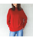【アイシービー/iCB】の【洗える】ソフトカシミヤミックス ハイネックニット ディープレッド系|ID: prp329100004521167 ipo3291000000031975589