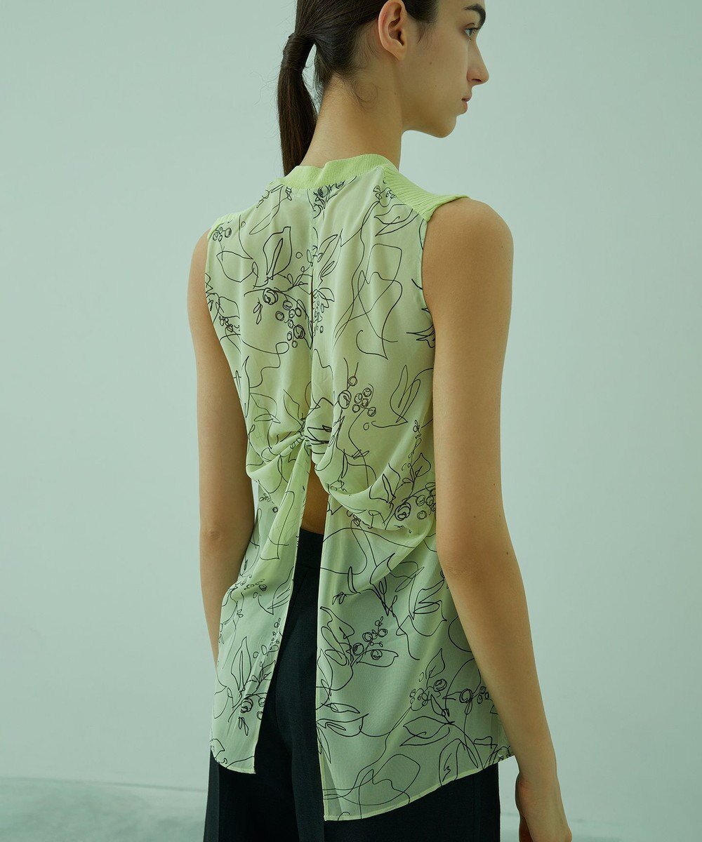 【ベイジ,/BEIGE,】の【SPRiNG6月号掲載】GINGKO / ドッキングニット インテリア・キッズ・メンズ・レディースファッション・服の通販 founy(ファニー) 　雑誌掲載アイテム　Magazine Items　ファッション雑誌　Fashion Magazines　スプリング　SPRiNG　ファッション　Fashion　レディースファッション　WOMEN　トップス・カットソー　Tops/Tshirt　ニット　Knit Tops　春　Spring　スリット　Slit　セーター　Sweater　雑誌　Magazine　デニム　Denim　ドッキング　Docking　プリント　Print　マニッシュ　Mannish　6月号　June Issue　ワイド　Wide　S/S・春夏　Ss・Spring/Summer　再入荷　Restock/Back In Stock/Re Arrival　おすすめ　Recommend　夏　Summer　2023春夏・S/S　Ss,Spring/Summer,2023　2023年　2023　Lime|ID: prp329100004521173 ipo3291000000031975685