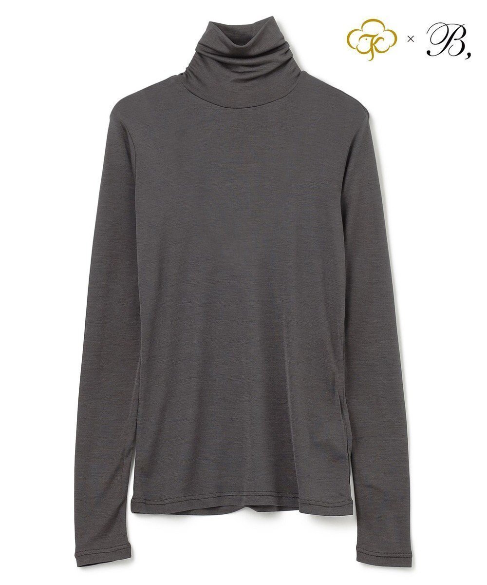 【ベイジ,/BEIGE,】のWashable Silk / Hi-neck Long Sleeve T ハイネック Tシャツ インテリア・キッズ・メンズ・レディースファッション・服の通販 founy(ファニー) 　ファッション　Fashion　レディースファッション　WOMEN　トップス・カットソー　Tops/Tshirt　シャツ/ブラウス　Shirts/Blouses　ロング / Tシャツ　T-Shirts　カットソー　Cut and Sewn　洗える　Washable　カットソー　Cut And Sew　シルク　Silk　ハイネック　High Neck　A/W・秋冬　Aw・Autumn/Winter・Fw・Fall-Winter　S/S・春夏　Ss・Spring/Summer　夏　Summer　Charcoal|ID: prp329100004521176 ipo3291000000031975735