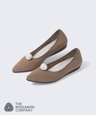 【ステッピ/steppi】の【洗える/防臭】パール付 メリノウール ポインテッドパンプス ベージュ|ID: prp329100004521184 ipo3291000000031975845