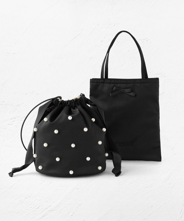 【トッカ/TOCCA】の【ヨンアさん×大人百花×TOCCAコラボ】PEARL SHOWER 2SET BAG バッグ インテリア・キッズ・メンズ・レディースファッション・服の通販 founy(ファニー) https://founy.com/ ファッション Fashion レディースファッション WOMEN バッグ Bag コラボ Collaboration 巾着 Purse サテン Satin ショルダー Shoulder スマホ Smartphone 財布 Wallet 雑誌 Magazine デニム Denim ドレス Dress パール Pearl フェミニン Feminine フォルム Form フラット Flat ポケット Pocket リボン Ribbon リュクス Luxe レース Race おすすめ Recommend エレガント 上品 Elegant |ID: prp329100004521185 ipo3291000000031975860
