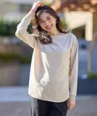 【エニィファム/any FAM】のジョーゼットロゴプリントTシャツ サンドベージュ|ID: prp329100004521190 ipo3291000000031975947