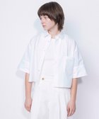 【ネイヴ/NAVE】の【ReNAVE・セットアップ可/洗える/接触冷感/UVケア】コットンポリブロード クロップドシャツ ホワイト系|ID: prp329100004521192 ipo3291000000031976014