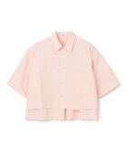 【ネイヴ/NAVE】の【ReNAVE・セットアップ可/洗える/接触冷感/UVケア】コットンポリブロード クロップドシャツ ピンク系|ID: prp329100004521192 ipo3291000000031976016