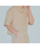 【ネイヴ/NAVE】の【ReNAVE・セットアップ可/洗える/接触冷感/UVケア】コットンポリブロード クロップドシャツ ベージュ系|ID: prp329100004521192 ipo3291000000031976017