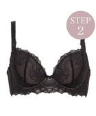 【ブラデリス ニューヨーク/BRADELIS New York】の【BRADELIS New York/ 育乳ブラ・STEP2 寄せる】ベルステップ2ブラ24A1 ブラック|ID: prp329100004521194 ipo3291000000031976080