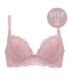 【ブラデリス ニューヨーク/BRADELIS New York】の【BRADELIS New York/ 育乳ブラ・STEP2 寄せる】ベルステップ2ブラ24A1 ピンク|ID: prp329100004521194 ipo3291000000031976082
