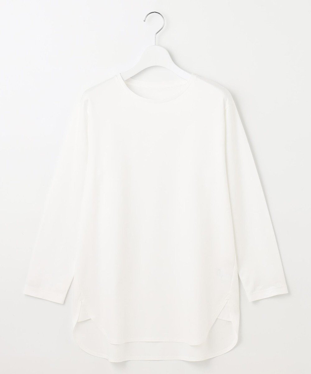 【自由区/JIYU-KU】の【WEB限定・洗える】ハイカウントインナー カットソー 人気、トレンドファッション・服の通販 founy(ファニー) ファッション Fashion レディースファッション Fashion for Women トップス・カットソー Cut & Sew Tops シャツ・ブラウス・オフィスカジュアル Elegant Blouses & Button-Ups ロングTシャツ・Tシャツ Longline T-Shirts & Tees カットソー・ベーシックTシャツ Cut-and-Sewn Tops / Stretch Tees & Basics インナー Innerwear カットソー Cut and Sewn Top カーディガン Cardigan, Knitwear ジャケット Jacket, Outerwear スウェット / スエット Sweatshirt, Sweatwear ストレッチ Stretch, Stretchy Fabric ボトム Bottoms, Lower Wear 夏 Summer S/S・春夏 SS, Spring/Summer, Warm Season 洗える Machine Washable A/W・秋冬 Autumn/Winter other-1|ID: prp329100004521197 ipo3291000000033661323