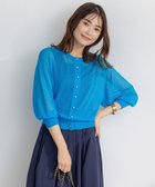 【組曲/KUMIKYOKU】の【洗える・2WAY】シアーニット カーディガン 人気、トレンドファッション・服の通販 founy(ファニー) ファッション Fashion レディースファッション WOMEN トップス・カットソー Tops/Tshirt ニット Knit Tops カーディガン Cardigans カーディガン Cardigan シンプル Simple パール Pearl エレガント 上品 Elegant 夏 Summer 春 Spring S/S・春夏 Ss・Spring/Summer 洗える Washable 羽織 Haori thumbnail ブルー系|ID: prp329100004521202 ipo3291000000031976176
