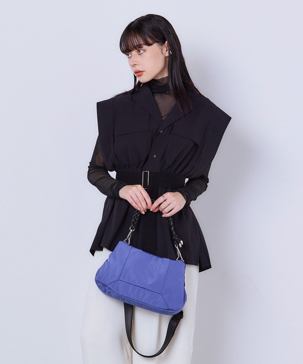 【ミオフィラノ/MioFIRANO】のFRAME D001 ハンドバッグ はっ水 インテリア・キッズ・メンズ・レディースファッション・服の通販 founy(ファニー) 　ファッション　Fashion　レディースファッション　Fashion for Women　アクセサリー　Fashion Accessories　傘　Umbrella, Parasol　セパレート　Separate, Two-Piece　財布　Wallet, Purse　トレンド　Trend, Trending Now　フォルム　Silhouette, Form　ポケット　Pocket, Pocket Detail　マグネット　Magnet, Magnetic Closure　BLUE|ID: prp329100004521206 ipo3291000000033644936