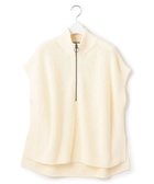 【ジェイプレスヨークストリート/J.PRESS YORK STREET】の【WOMEN】コットンニット ハーフジップポンチョ 人気、トレンドファッション・服の通販 founy(ファニー) ファッション Fashion レディースファッション WOMEN アウター Coat Outerwear ポンチョ Ponchos トップス・カットソー Tops/Tshirt ニット Knit Tops ベスト/ジレ Gilets/Vests ブルゾン Blouson ベスト Vest 冬 Winter A/W・秋冬 Aw・Autumn/Winter・Fw・Fall-Winter thumbnail アイボリー系|ID: prp329100004521228 ipo3291000000031976366