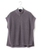 【ジェイプレスヨークストリート/J.PRESS YORK STREET】の【WOMEN】コットンニット ハーフジップポンチョ 人気、トレンドファッション・服の通販 founy(ファニー) ファッション Fashion レディースファッション Fashion for Women アウター Coat / Outerwear Collection ポンチョ・ケープコート Ponchos & Capes トップス・カットソー Cut & Sew Tops ニット Knit Tops & Sweaters ベスト&ジレ / 重ね着スタイル Vests & Gilets ブルゾン Blouson, Bomber Jacket ベスト Vest, Waistcoat 冬 Winter / This Winter A/W・秋冬 Autumn/Winter 再入荷 Restock / Back in Stock thumbnail ダルブルー系|ID: prp329100004521228 ipo3291000000033171782
