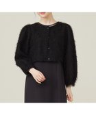 【エニィ スィス/any SiS】の【洗える】カットジャカード 羽織 ブラック|ID: prp329100004521371 ipo3291000000033578438