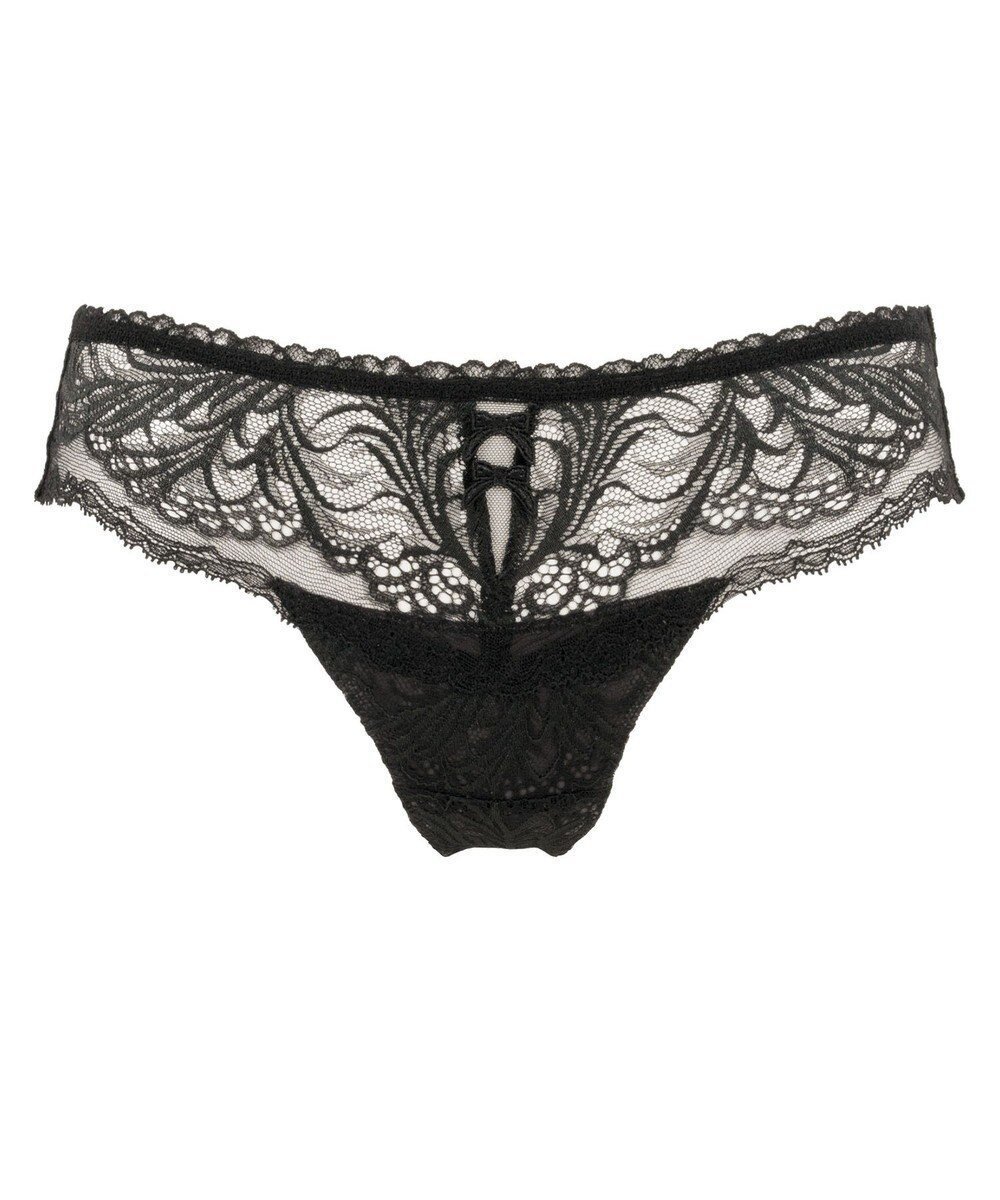 【ブラデリス ニューヨーク/BRADELIS New York】の【BRADELIS New York】ローズスタイルタンガ24A1 インテリア・キッズ・メンズ・レディースファッション・服の通販 founy(ファニー) 　ファッション　Fashion　レディースファッション　WOMEN　アンダー　Under　ショーツ　Shorts　チュール　Tulle　フェミニン　Feminine　フロント　Front　リボン　Ribbon　レース　Race　ローズ　Rose　ブラック|ID: prp329100004521382 ipo3291000000031977495