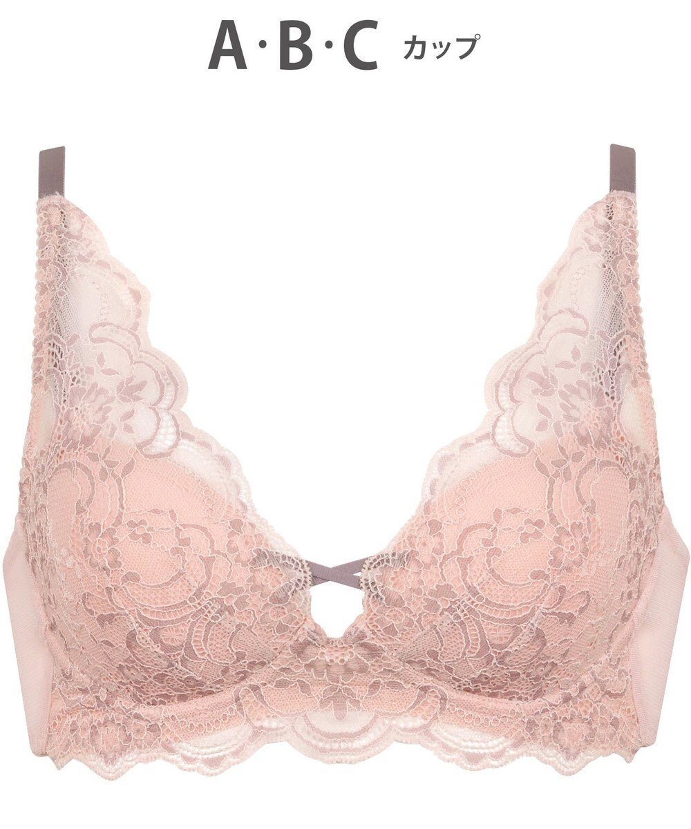 【ワコール/WACOAL】の【重力に負けないバストケアBra】 ノンワイヤー バストを重力から守る まる胸キープ ラクなつけごこち サイドのラインすっきり ブラジャー レディース BRA184 /ワコール インテリア・キッズ・メンズ・レディースファッション・服の通販 founy(ファニー) 　ファッション　Fashion　レディースファッション　WOMEN　アンダー　Under　フィット　Fit　ブラジャー　Bra　ワイヤー　Wire　ピーチ|ID: prp329100004521387 ipo3291000000031977656
