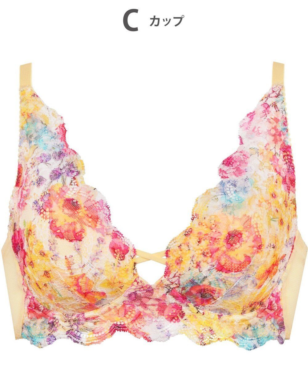 【ワコール/WACOAL】の【重力に負けないバストケアBra】 ノンワイヤー バストを重力から守る まる胸キープ ラクなつけごこち サイドのラインすっきり ブラジャー レディース BRA184 /ワコール インテリア・キッズ・メンズ・レディースファッション・服の通販 founy(ファニー) 　ファッション　Fashion　レディースファッション　WOMEN　アンダー　Under　フィット　Fit　ブラジャー　Bra　ワイヤー　Wire　イエロー|ID: prp329100004521387 ipo3291000000031977662