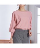 【エニィ スィス/any SiS】の【CICA加工・選べる9色展開】クルーネックバックスリット ニット ピンク|ID: prp329100004521402 ipo3291000000033680694