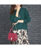 【エニィ スィス/any SiS】の【CICA加工・選べる9色展開】クルーネックバックスリット ニット 緑|ID: prp329100004521402 ipo3291000000033680697