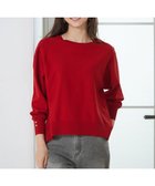 【エニィ スィス/any SiS】の【CICA加工・選べる9色展開】クルーネックバックスリット ニット 赤|ID: prp329100004521402 ipo3291000000033680699