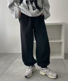 【ウィゴー/WEGO】の【あったか/ウエストゴム】裏起毛スウェットジョガーパンツ ブラック|ID: prp329100004521498 ipo3291000000032288246