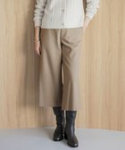 【ジェイ プレス/J.PRESS】の【WEB限定カラーあり・洗える】ツムギート flannel ワイド クロップド パンツ ベージュ系|ID: prp329100004521529 ipo3291000000032647021