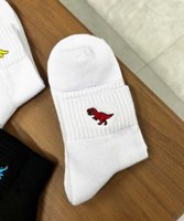 【ウィゴー/WEGO】のダイナソー刺繍アンクルソックス 人気、トレンドファッション・服の通販 founy(ファニー) ファッション Fashion レディースファッション WOMEN ソックス Socks レッグウェア Legwear おすすめ Recommend アンクル Uncle スニーカー Sneakers スマホ Smartphone ソックス Socks ワンポイント One Point 再入荷 Restock/Back In Stock/Re Arrival |ID:prp329100004521543