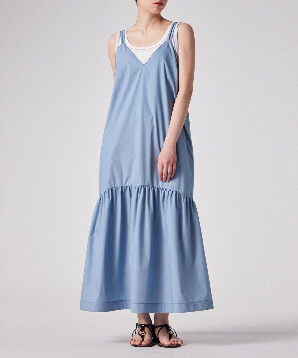 【ポール スミス/Paul Smith】のタイプライター キャミワンピース 人気、トレンドファッション・服の通販 founy(ファニー) 　ファッション　Fashion　レディースファッション　Fashion for Women　ワンピース　Dresses　キャミソールワンピース　Camisole Dresses　カッティング　Cutting Detail　キャミソール　Camisole, Spaghetti Strap Top　キャミワンピース　Cami Dress, Slip Dress　タイプライター　Typewriter Fabric, Crisp Cotton　フェミニン　Feminine, Girly　ワーク　Workwear, Utility Style　切替　Switching, Contrast Panel　夏　Summer　春　Spring　S/S・春夏　SS, Spring/Summer, Warm Season　 other-1|ID: prp329100004521555 ipo3291000000032737121