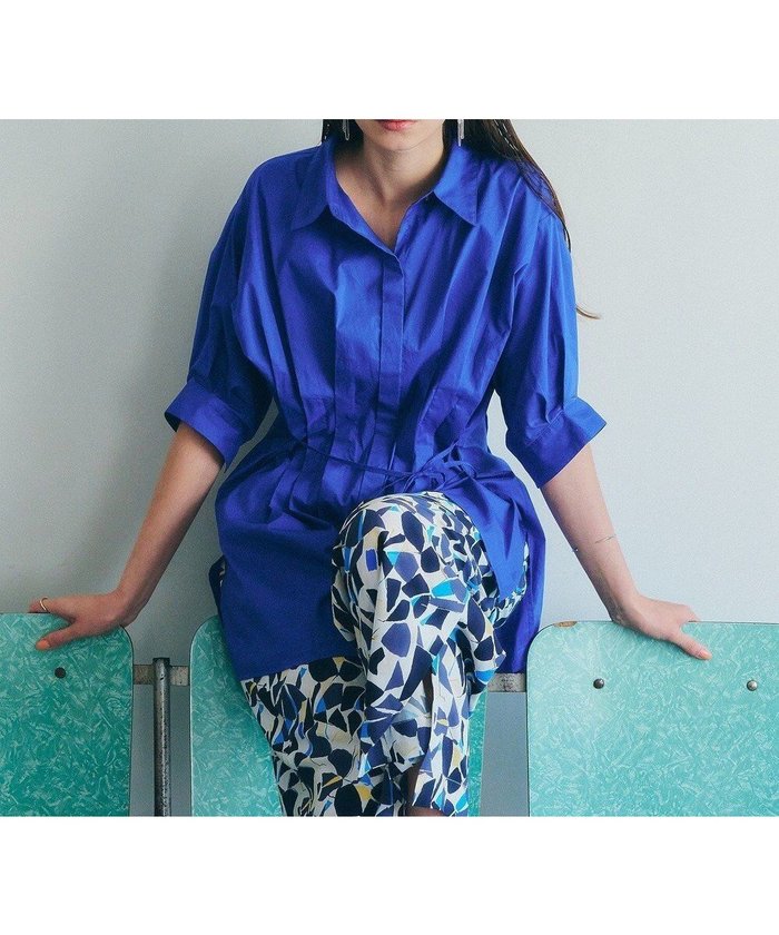 【イェッカ ヴェッカ/YECCA VECCA】の【ORGABITS】タックロングシャツ インテリア・キッズ・メンズ・レディースファッション・服の通販 founy(ファニー) https://founy.com/ ファッション Fashion レディースファッション WOMEN トップス・カットソー Tops/Tshirt シャツ/ブラウス Shirts/Blouses 春 Spring フロント Front ペーパー Paper ポケット Pocket S/S・春夏 Ss・Spring/Summer NEW・新作・新着・新入荷 New Arrivals おすすめ Recommend 夏 Summer エレガント 上品 Elegant |ID: prp329100004521561 ipo3291000000031979486