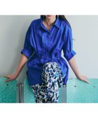 【イェッカ ヴェッカ/YECCA VECCA】の【ORGABITS】タックロングシャツ Blue|ID: prp329100004521561 ipo3291000000031979488