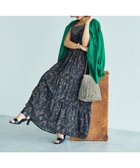 【イェッカ ヴェッカ/YECCA VECCA】の【尾崎紗代子さん着用】アートプリントティアードキャミワンピース Dark Brown|ID: prp329100004521563 ipo3291000000032392696