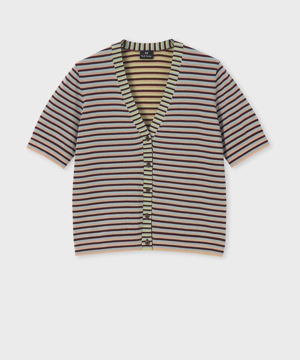 【ポール スミス/Paul Smith】の【洗える】マルチボーダー ニット カーディガン 人気、トレンドファッション・服の通販 founy(ファニー) 　ファッション　Fashion　レディースファッション　WOMEN　トップス・カットソー　Tops/Tshirt　ニット　Knit Tops　カーディガン　Cardigans　NEW・新作・新着・新入荷　New Arrivals　おすすめ　Recommend　カーディガン　Cardigan　ボーダー　Border　夏　Summer　S/S・春夏　Ss・Spring/Summer　洗える　Washable　A/W・秋冬　Aw・Autumn/Winter・Fw・Fall-Winter　 other-1|ID: prp329100004521565 ipo3291000000031979524