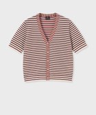 【ポール スミス/Paul Smith】の【洗える】マルチボーダー ニット カーディガン ピンク|ID: prp329100004521565 ipo3291000000031979528