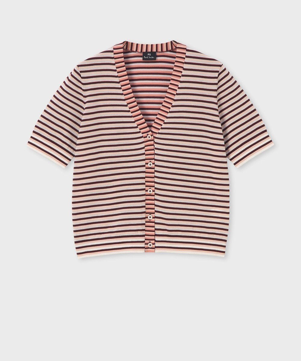 【ポール スミス/Paul Smith】の【洗える】マルチボーダー ニット カーディガン インテリア・キッズ・メンズ・レディースファッション・服の通販 founy(ファニー) 　ファッション　Fashion　レディースファッション　WOMEN　トップス・カットソー　Tops/Tshirt　ニット　Knit Tops　カーディガン　Cardigans　NEW・新作・新着・新入荷　New Arrivals　おすすめ　Recommend　カーディガン　Cardigan　ボーダー　Border　夏　Summer　S/S・春夏　Ss・Spring/Summer　洗える　Washable　A/W・秋冬　Aw・Autumn/Winter・Fw・Fall-Winter　ピンク|ID: prp329100004521565 ipo3291000000031979528