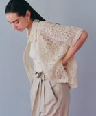 【イェッカ ヴェッカ/YECCA VECCA】のコードレースシャツ Ivory|ID: prp329100004521588 ipo3291000000031979721