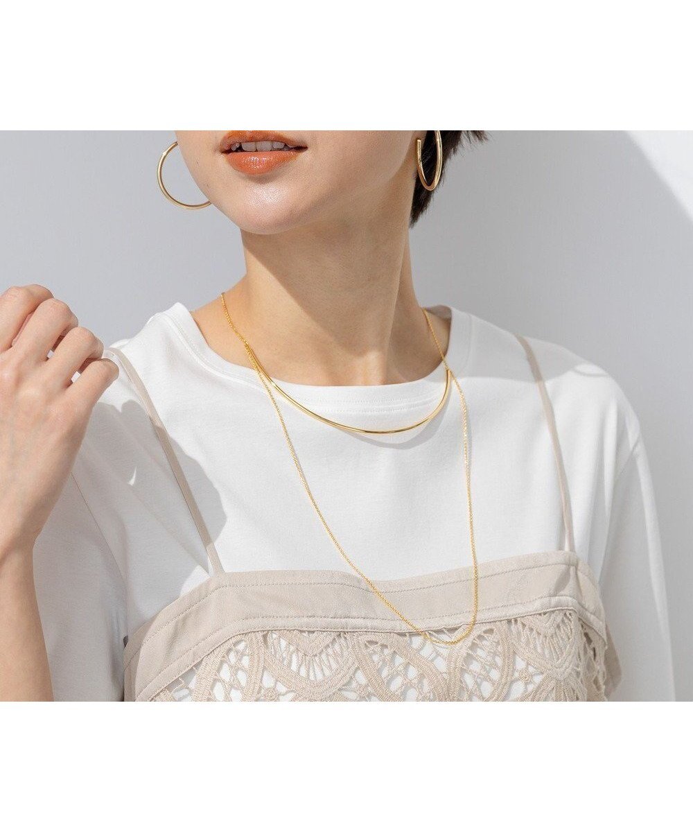 【23区/NIJYUSANKU】の【先行予約】チョーカー コンビ ネックレス 人気、トレンドファッション・服の通販 founy(ファニー) 　ファッション　Fashion　レディースファッション　WOMEN　ジュエリー　Jewelry　ネックレス　Necklaces　NEW・新作・新着・新入荷　New Arrivals　2025年　2025　2025春夏・S/S　Ss,Spring/Summer,2025　おすすめ　Recommend　アクセサリー　Accessories　コンビ　Combination　シルバー　Silver　チェーン　Chain　トレンド　Trend　ネックレス　Necklace　ハーフ　Half　バランス　Balance　夏　Summer　S/S・春夏　Ss・Spring/Summer　 other-1|ID: prp329100004521639 ipo3291000000031980147