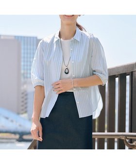 【ジェイ プレス/J.PRESS】の【洗える】BEZ 空羽ストライプ シャツ ブラウス 人気、トレンドファッション・服の通販 founy(ファニー) ファッション Fashion レディースファッション WOMEN トップス・カットソー Tops/Tshirt シャツ/ブラウス Shirts/Blouses 春 Spring 洗える Washable カフス Cuffs シンプル Simple ストライプ Stripe ストレート Straight ベーシック Basic S/S・春夏 Ss・Spring/Summer 夏 Summer ビジネス 仕事 通勤 Business |ID:prp329100004521645